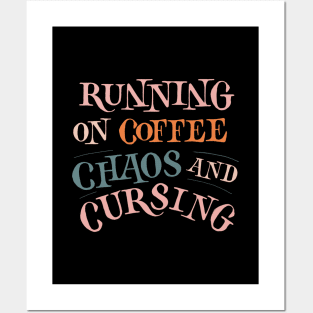 Running on coffee (no background) Posters and Art